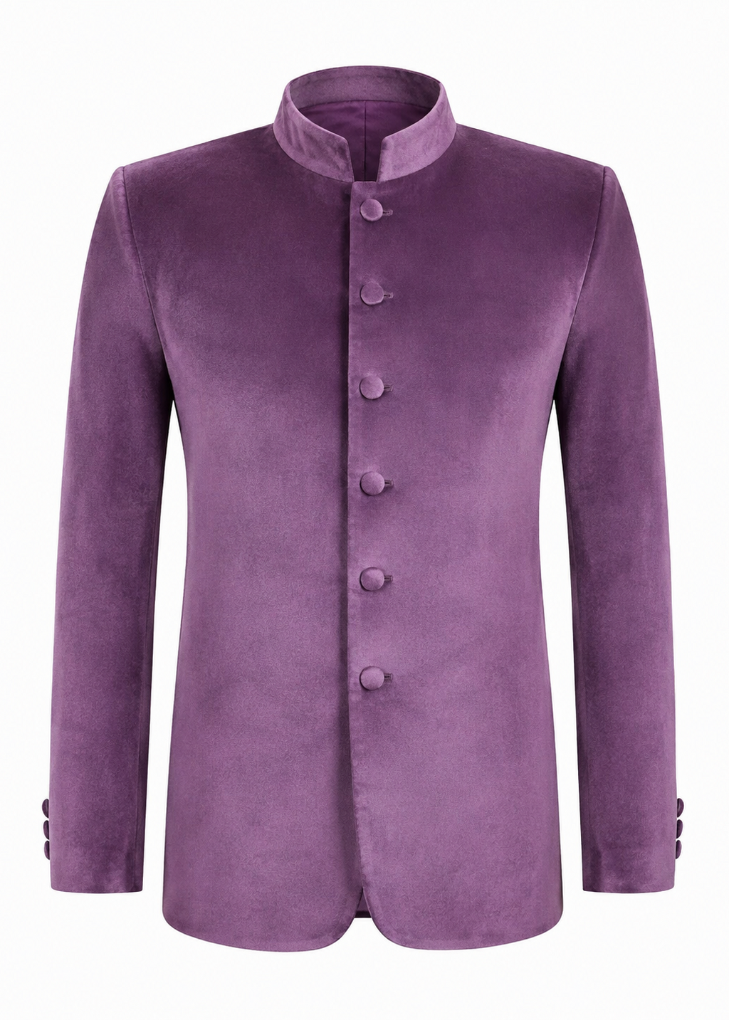 Slim Fit Lavender Bandhgala
