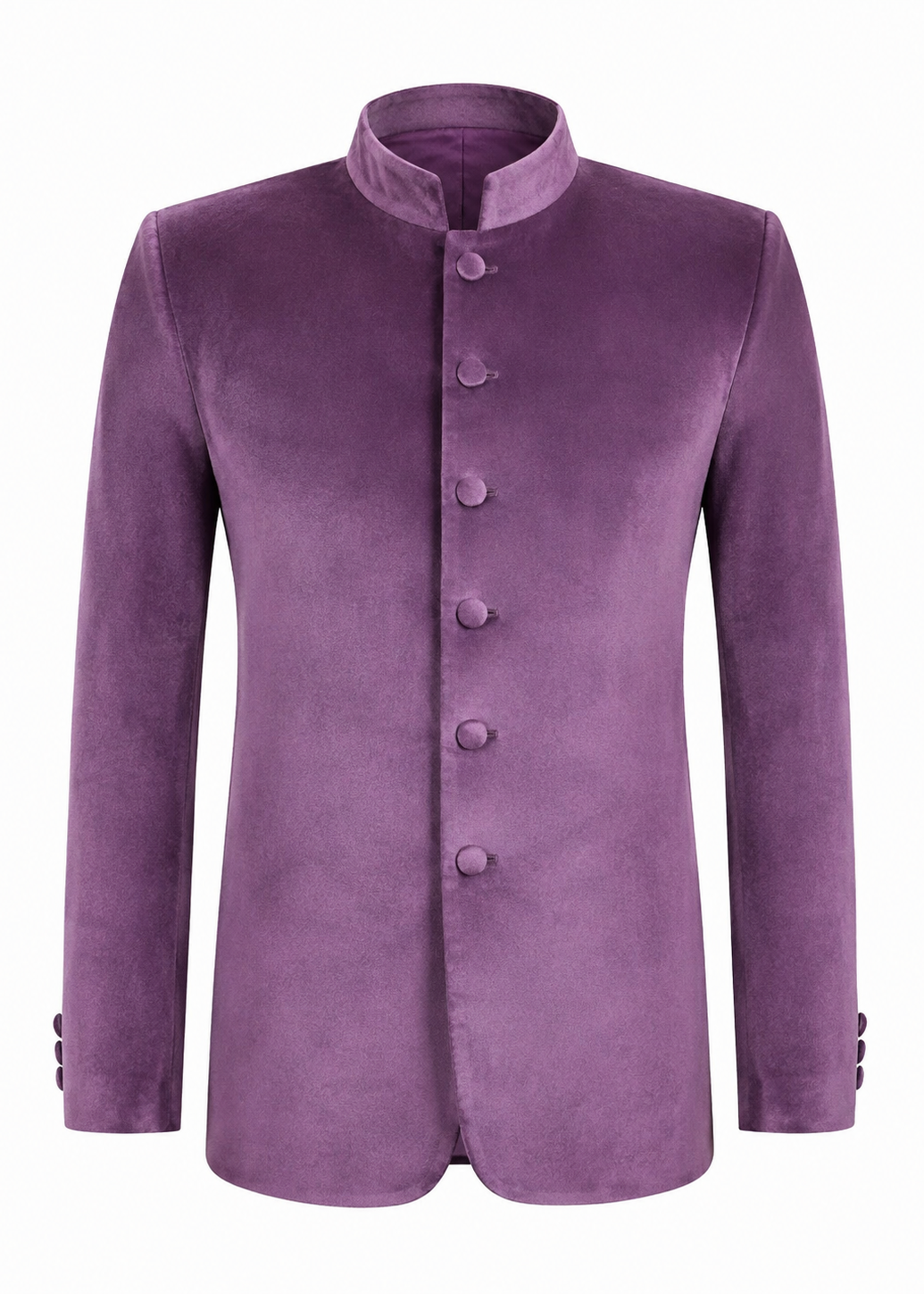 Slim Fit Lavender Bandhgala