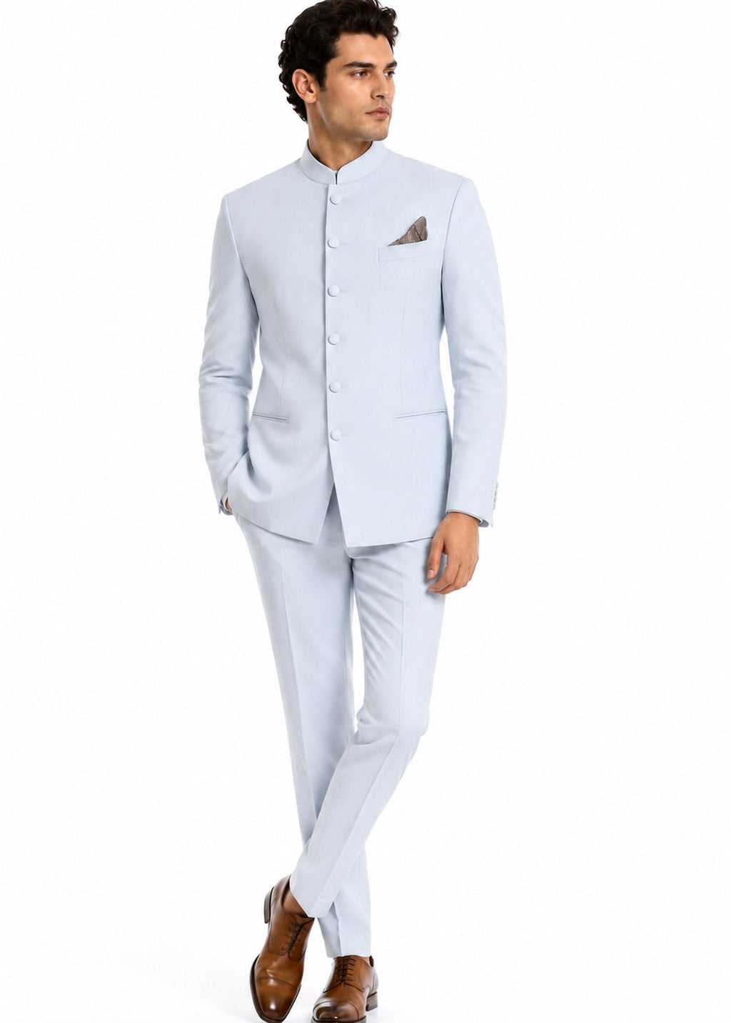 Powder Blue Classic Jodhpuri