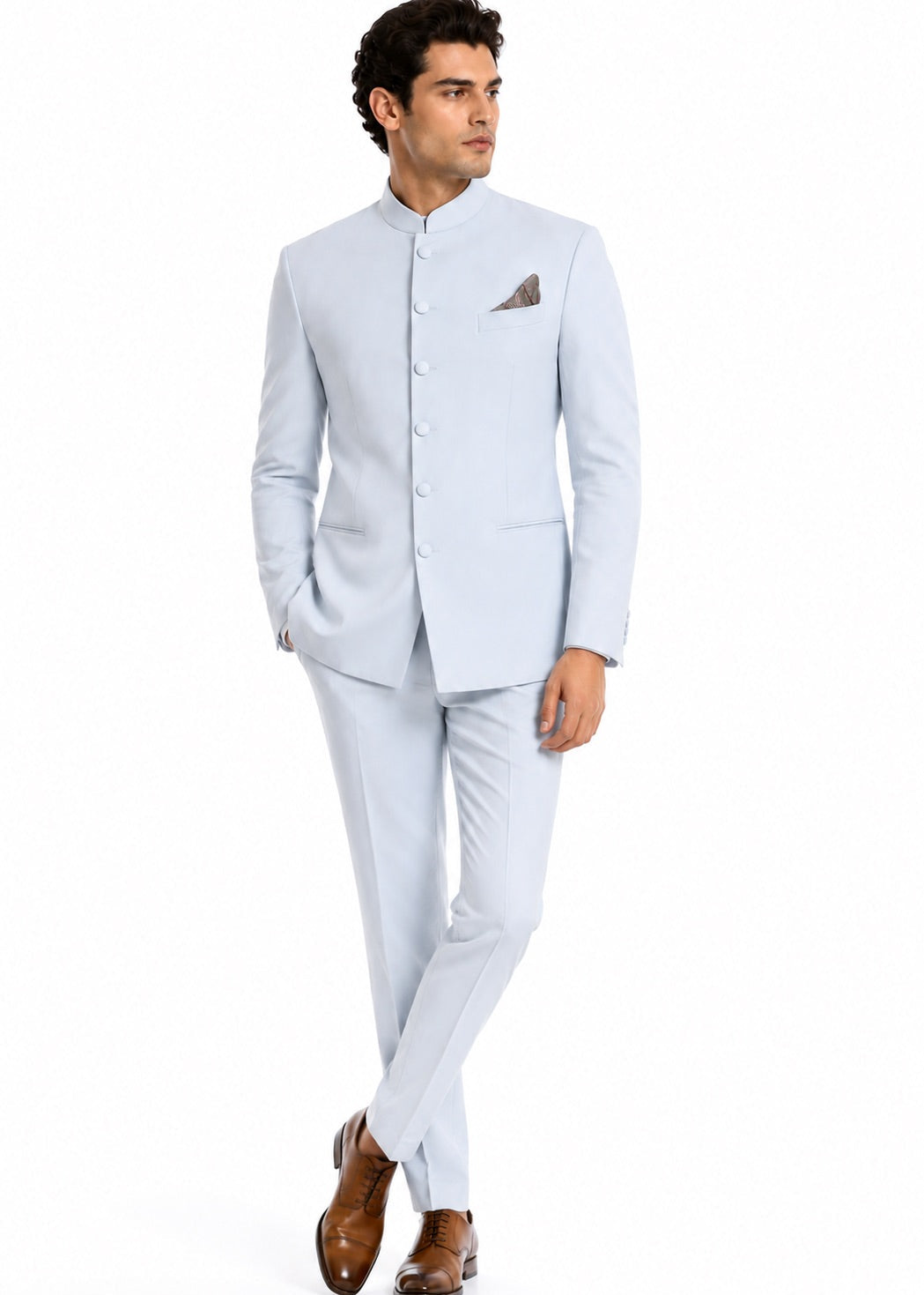 Powder Blue Classic Jodhpuri